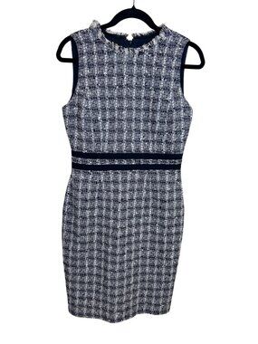 Brooks Brothers x Neill Johnstone Boucle Tweed Sheath Dress Sze 6 Career Office